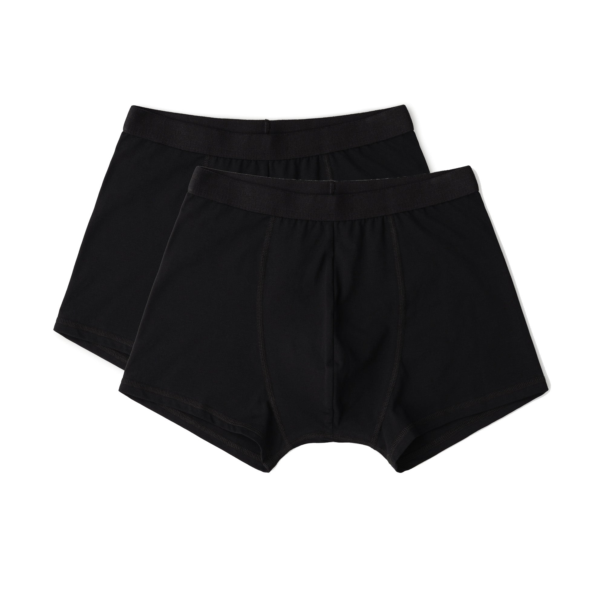 organic recycled cotton boxers black multi
