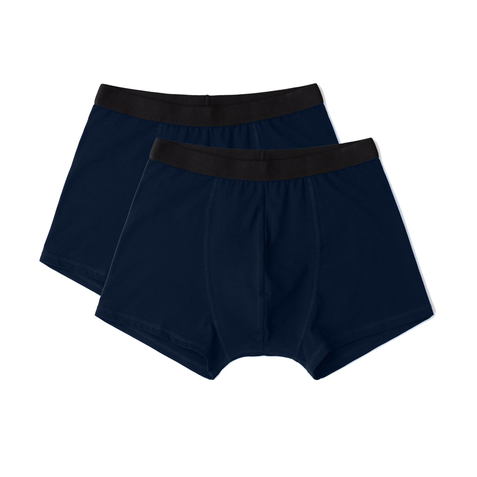 organic recycled cotton boxers navy multi