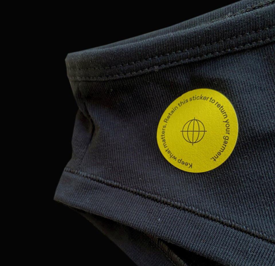 One Essentials Return Garment Sticker