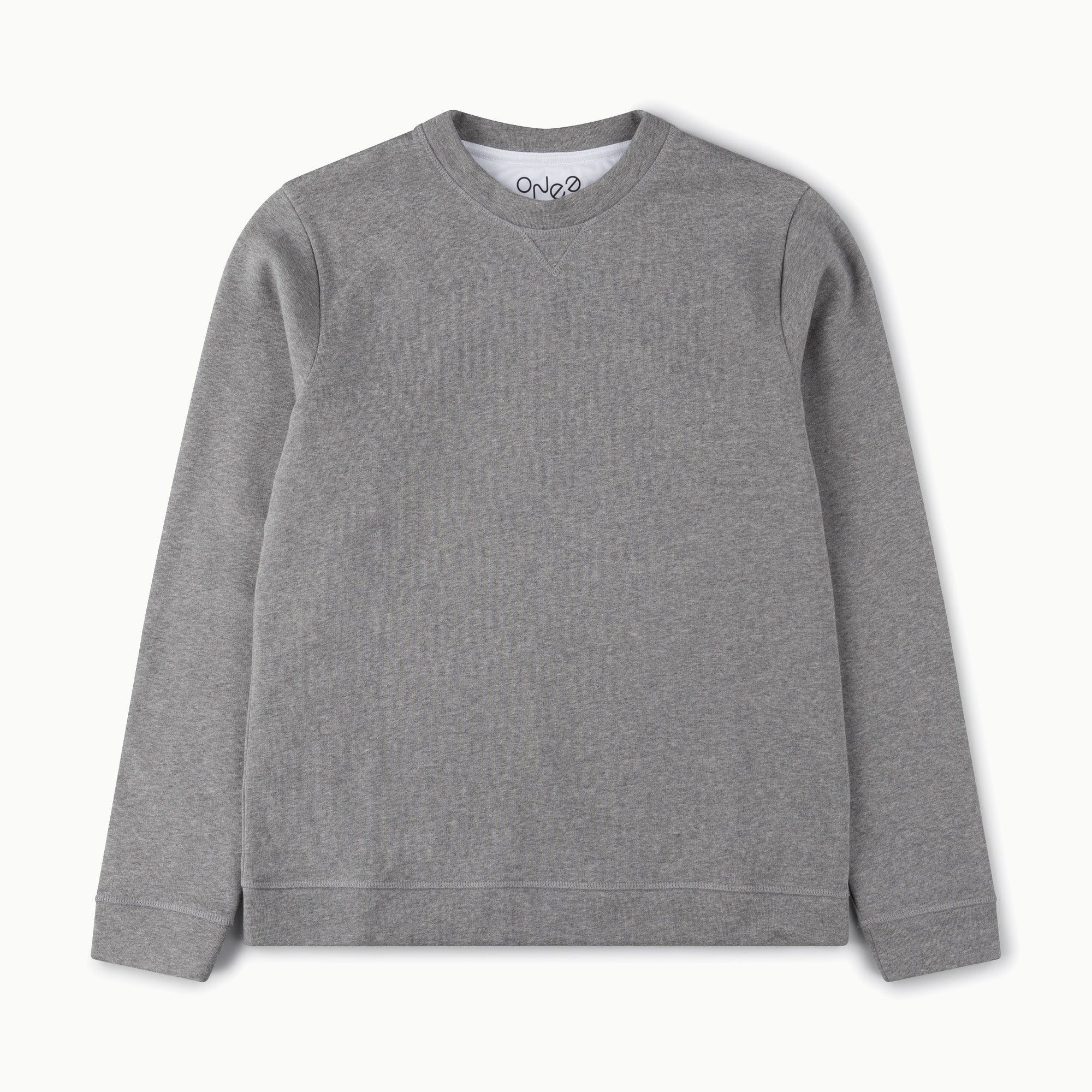 unisex grey organic cotton sweatshirt