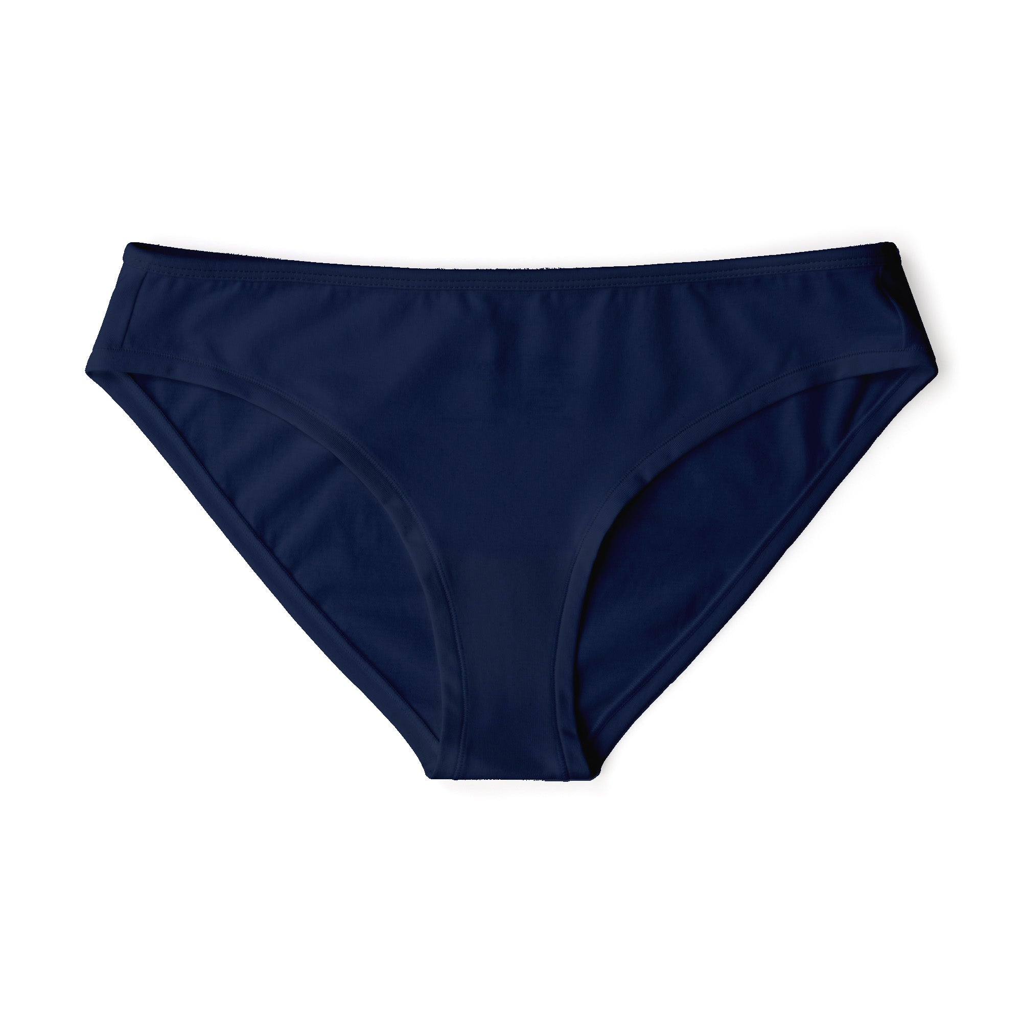 Ladies Mid rise briefs, navy, front image