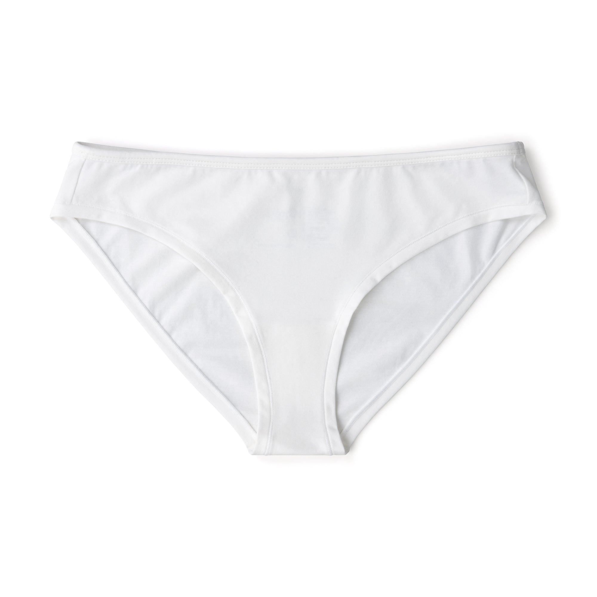 White Cotton High-Rise Brief Underwear for Women – Esteez