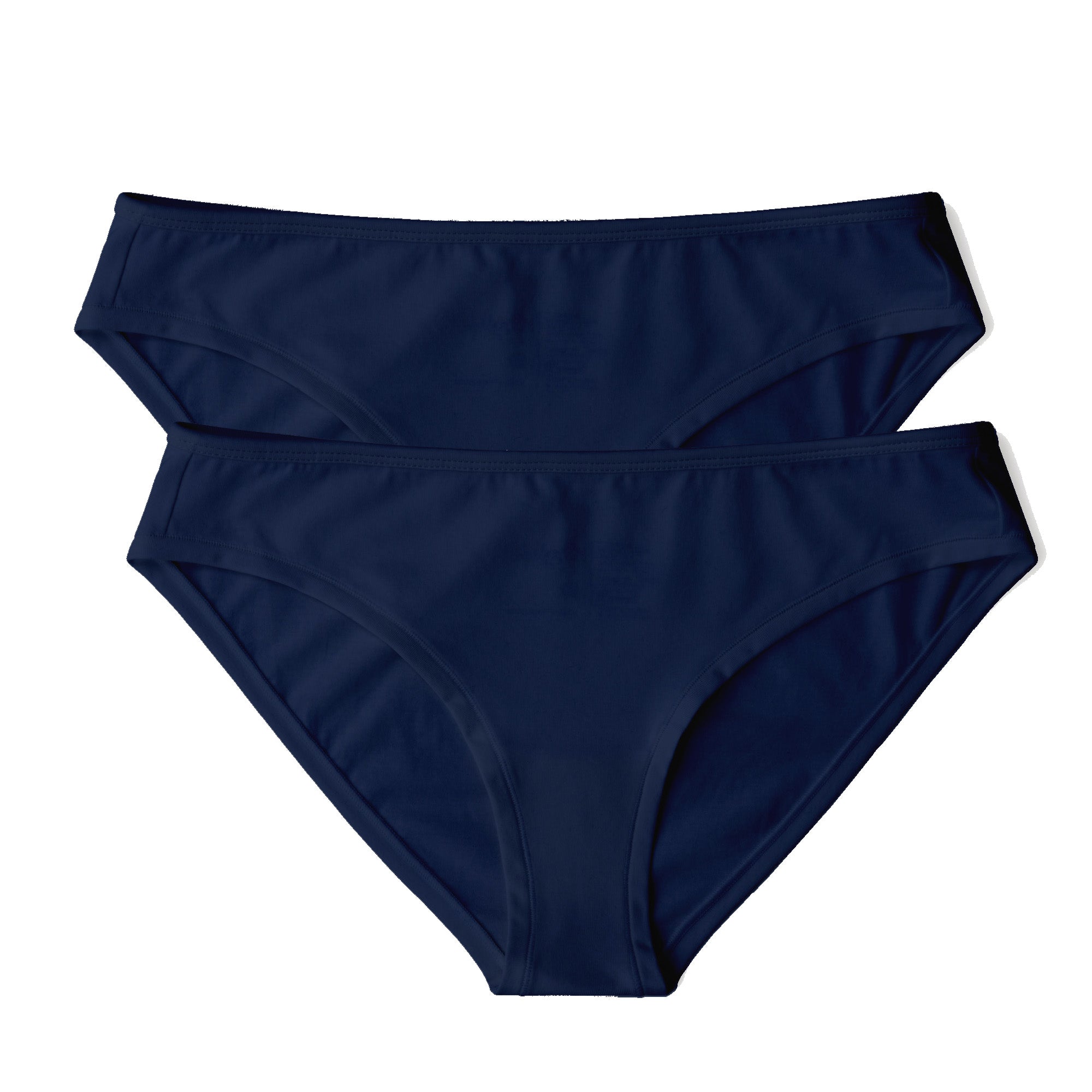 ladies briefs navy organic cotton biodegradable recycled multipack