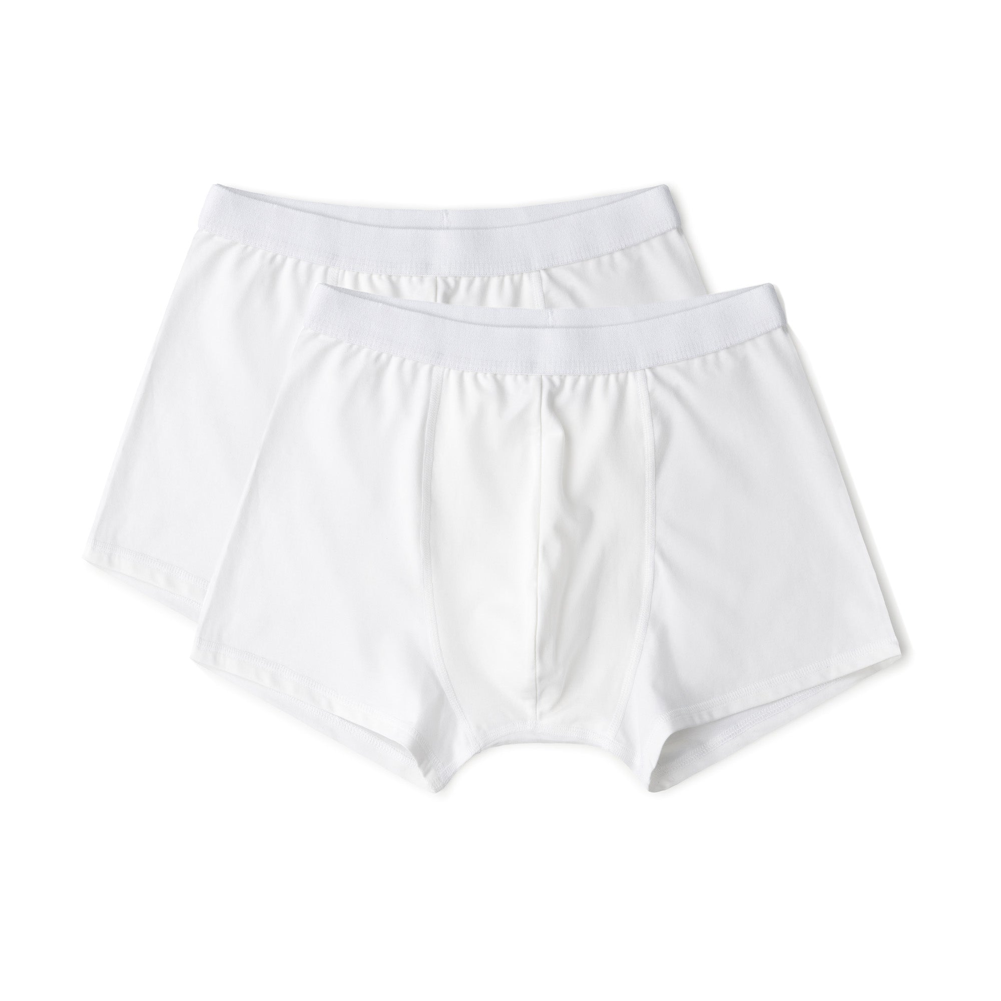 organic recycled cotton boxers white multi